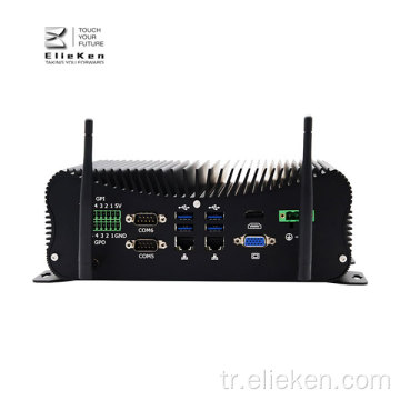 2 LAN 6com Fansız Çekirdek I7 Mini PC